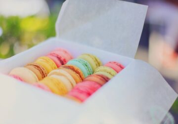 macarons, colorful, desserts