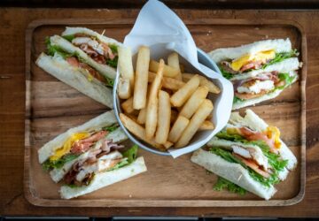 cooked fries and tacos