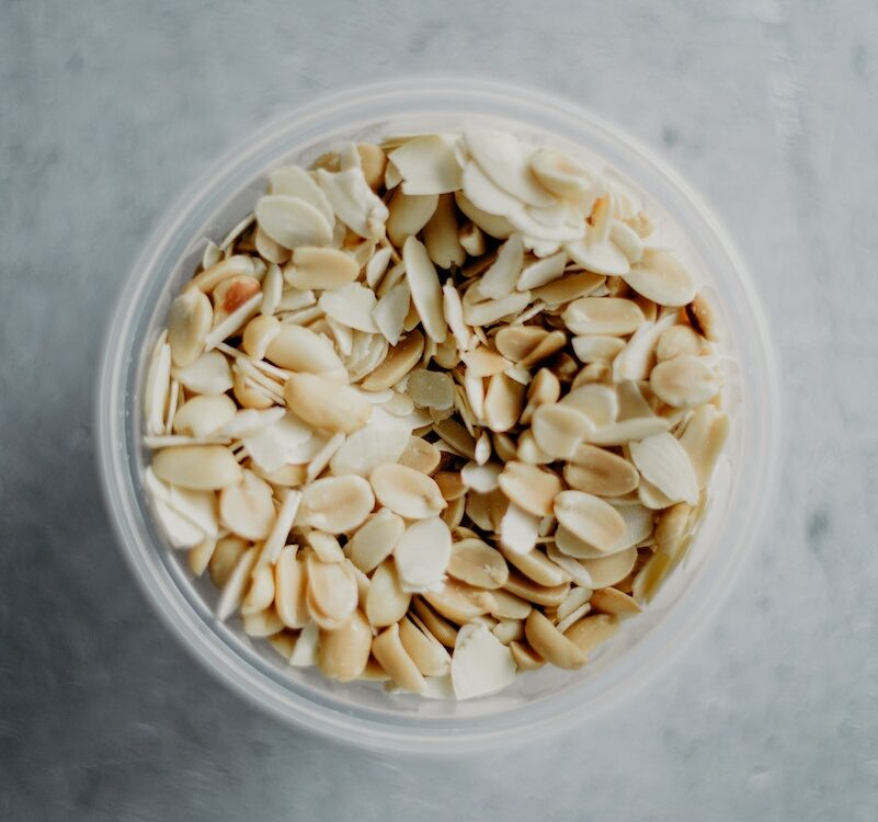 Bowl of White Peanuts