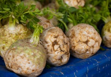 a bunch of vegetables that are on a table