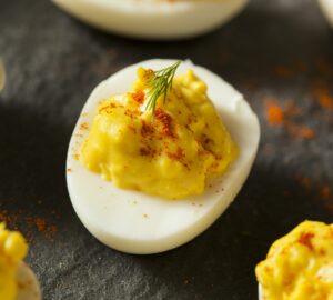 Homemade Spicy Deviled Eggs