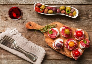 spanish tapas and sangria